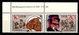 DDR W Zd 534 DV Gestempelt #IV594 - Zusammendrucke