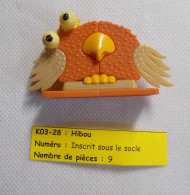 Kinder - Hibou Sur Socle à Mécanisme - K03 28 - Sans BPZ - Inzetting