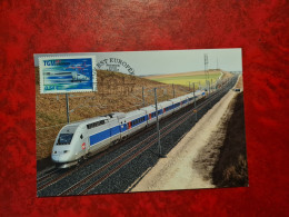 CARTE  MAXIMUM   2007 TGV EST EUROPEEN NANCY - Andere & Zonder Classificatie