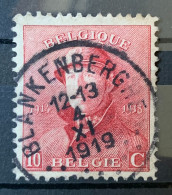 België, 1919, Nr 168, Gestempeld BLANKENBERGHE - 1919-1920 Roi Casqué