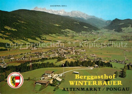 73587079 Altenmarkt Pongau Fliegeraufnahme Mit Berggasthof Winterbauer Und Dachs - Other & Unclassified