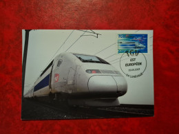 CARTE  MAXIMUM   2007 TGV EST EUROPEEN LUNEVILLE - Andere & Zonder Classificatie