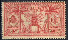 Nouvelles HEBRIDES Timbre-poste N°85* Neuf Charnière  TB Cote : 1€50 - Unused Stamps