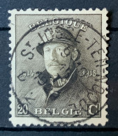 België, 1919, Nr 170, Gestempeld St-JOSSE-TEN-NOODE - 1919-1920 Behelmter König