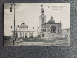 EXPOSITION DE BRUXELLES 1910     PAVILLON DU MONACO - Mostre Universali