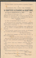 LA COMTESSE ELSE DE KERCHOVE DE DENTERGHEM   GENT 1873     1939 - Décès