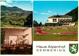 73587013 Semmering Nieder?sterreich Haus Alpenhof   - Altri & Non Classificati