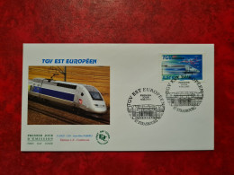 LETTRE    2007 TGV EST EUROPEEN STRASBOURG - Andere & Zonder Classificatie