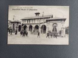 EXPOSITION DE BRUXELLES 1910    PAVILLON MOET ET CHANDON - Mostre Universali