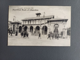 EXPOSITION DE BRUXELLES 1910    PAVILLON MOET ET CHANDON - Exposiciones Universales