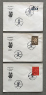 3x St. Gabriel , Cercle De Philatélie Chrétienne , Luxembourg , 1960 , Luxemburg - Andere & Zonder Classificatie