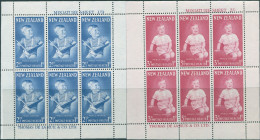 New Zealand 1963 SG816a Health Prince Andrew Set Of 2 MS MNH - Andere & Zonder Classificatie