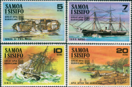 Samoa 1970 SG341-344 Hurricane Set MNH - Samoa (Staat)