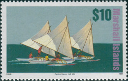 Marshall Islands 1993 SG512 $10 Canoe MNH - Islas Marshall