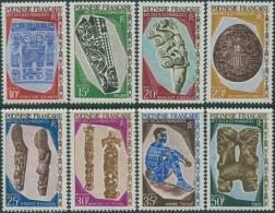 French Polynesia 1967 SG73-80 Ancient Art Set MNH - Otros & Sin Clasificación