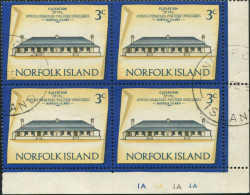 Norfolk Island 1973 SG135 3c Historic Building Block FU - Norfolk Eiland