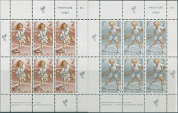 New Zealand 1972 SG989 Health Tennis Set Of 2 MS MNH - Sonstige & Ohne Zuordnung