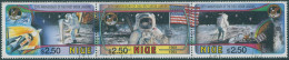 Niue 1994 SG780a First Moon Landing 25th Strip FU - Niue