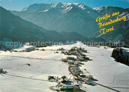 73586911 Brandenberg Tirol Gebirgsdorf Winterlandschaft Mit Rofangebirge Flieger - Sonstige & Ohne Zuordnung