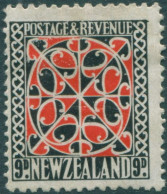 New Zealand 1935 SG566 9d Scarlet And Black Maori Panel MH - Otros & Sin Clasificación