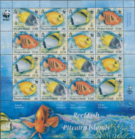 Pitcairn Islands 2010 SG807-810 Reef Fish Sheetlet MNH - Pitcairneilanden