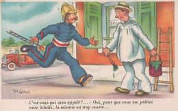 CPA Elie LECHAT - Humour - Pompier - C'est Vous Qui Avez Appelé ? ... - Série 92 - Otros & Sin Clasificación