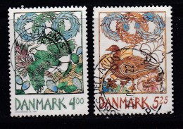 DENMARK, 1999, Used Stamp(s), Spring, MI 1207-1208, #10246, Complete - Gebraucht