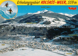 73586870 Weer Erholungsgebiet Kolsass Weer Alpen Fliegeraufnahme Weer - Sonstige & Ohne Zuordnung