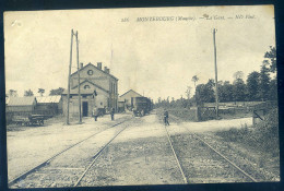 Cpa Du  50 Montebourg La Gare   STEP179 - Autres & Non Classés