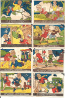 BK64 - SERIE COMPLETE 12 IMAGES VACHE QUI RIT - LES ENFANTS IMPRUDENTS - Other & Unclassified