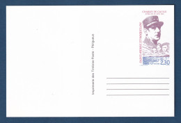 Saint Pierre Et Miquelon - Entier Postal - Charles De Gaulle - 1990 - Ganzsachen