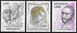 MONACO - ANNEE 2003 - ART - PEINTRES CELEBRES - N° 2402 A 2404 - NEUF** MNH - Nuovi