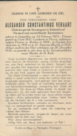 PASTOOR ST.ANTONIUS BRECHT  ALEXANDER VERAART   KAPELLEN 1876.  1938 - Obituary Notices