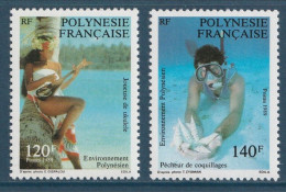 Polynésie Française - YT N° 331 Et 332 ** - Neuf Sans Charnière - 1989 - Nuevos