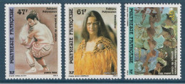 Polynésie Française - YT N° 333 à 335 ** - Neuf Sans Charnière - 1989 - Neufs