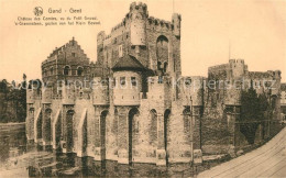 73586062 Gand Belgien Chateau Des Comtes Vu Du Petit Gewad Gand Belgien - Sonstige & Ohne Zuordnung