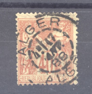 CLX 1306  - France  :  Yv  94  (o)  Càd Alger Algérie - 1876-1898 Sage (Tipo II)