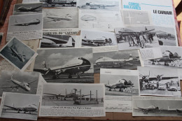 Lot De 76g D'anciennes Coupures De Presse De L'aéronef Américain Douglas ALT-98 "Carvair" - Aviation