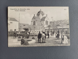 EXPOSITION DE BRUXELLES 1910  SECTION  ALLEMANDE - Weltausstellungen