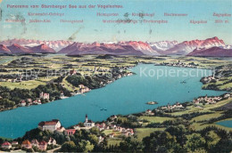 73585154 Starnbergersee Und Umgebung Aus Der Vogelschau Alpenpanorama Starnberge - Starnberg