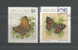 New Zealand 1995 Butterflies Y.T. 1340/1341 (0) - Used Stamps