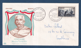 Maroc - FDC - Premier Jour - Centenaire Naissance Marechal Lyautey - 1954 - Marruecos (1956-...)