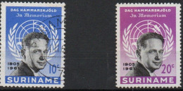 Suriname ( Colonie ) Dag Hamarskjold - Surinam ... - 1975