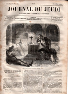 JOURNAL DU JEUDI . N° 26 .  1860 . Littérature . Histoire . Voyages . DUMAS . CONSCIENCE - 1800 - 1849