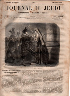 JOURNAL DU JEUDI . N° 25 .  1860 . Littérature . Histoire . Voyages . DUMAS . CONSCIENCE - 1800 - 1849