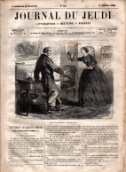 JOURNAL DU JEUDI . N° 18 .  1860 . Littérature . Histoire . Voyages . DUMAS . CONSCIENCE - 1800 - 1849