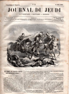 JOURNAL DU JEUDI . N° 27 .  1860 . Littérature . Histoire . Voyages . DUMAS . CONSCIENCE . MURGER - 1800 - 1849