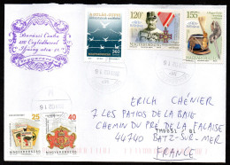 HONGRIE MAGYAR 2023 Enveloppe Cover Pour La France - Briefe U. Dokumente