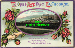 R608060 To One I Love From Eastbourne. The Lawns. H. B. Series. 1913 - World