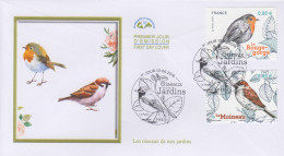 Enveloppe  FDC   1er  Jour   FRANCE    Les   Oiseaux  De  Nos  Jardins    2018 - 2010-2019